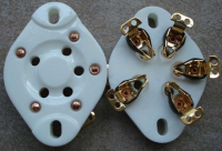 5 pin ceramic socket gold plated 807 2A5 247 37